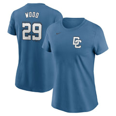 James Wood Washington Nationals Nike Women's 2025 City Connect Fuse Name & Number T-Shirt - MLB