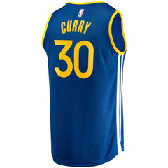 Stephen Curry Golden State Warriors Fast Break Replica Jersey Icon Editi- Royal - NBA