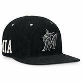 Miami Marlins Nike Pro Corduroy Structured Snapback Hat - MLB