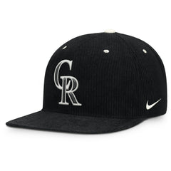 Colorado Rockies Nike Pro Corduroy Structured Snapback Hat - MLB