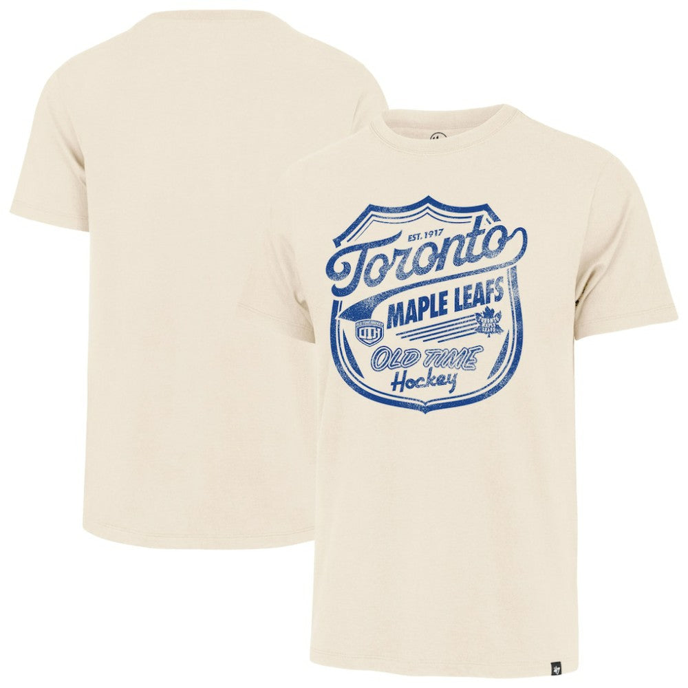 Toronto Maple Leafs '47 Poke Check Franklin T-Shirt - Cream - NHL