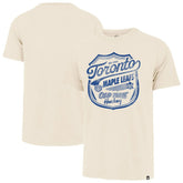 Toronto Maple Leafs '47 Poke Check Franklin T-Shirt - Cream - NHL