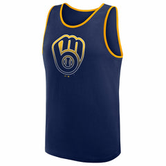 Milwaukee Brewers Logo Athletic Unmatched Success Tank Top - MLB