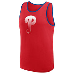 Philadelphia Phillies Logo Athletic Unmatched Success Tank Top - MLB