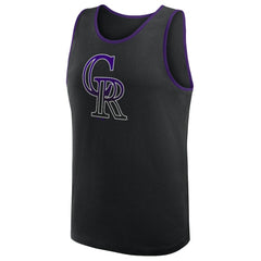 Colorado Rockies Logo Athletic Unmatched Success Tank Top - MLB