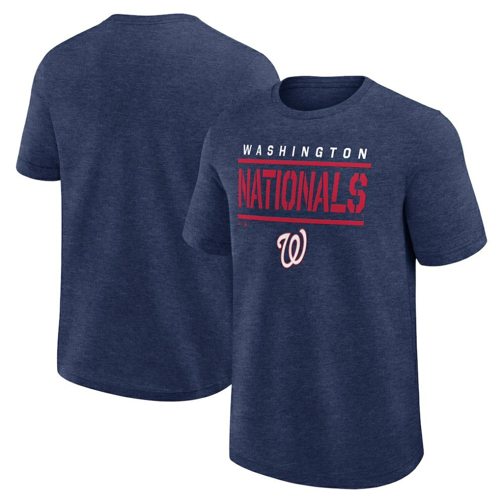 Washington Nationals Logo Athletic Top Notch T-Shirt - MLB