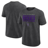 Colorado Rockies Logo Athletic Top Notch T-Shirt - MLB