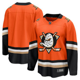 Anaheim Ducks Fanatics Home Breakaway Jersey - Orange - NHL