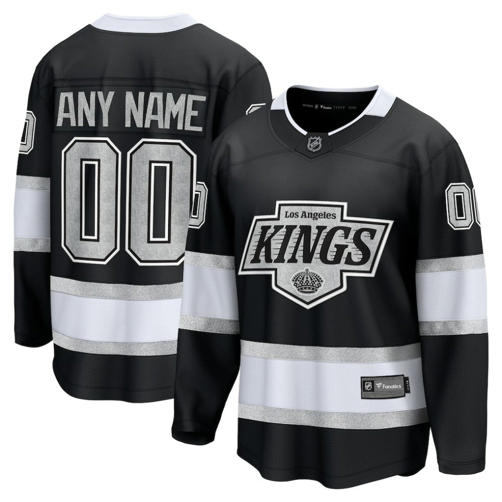 Los Angeles Kings Fanatics Home Breakaway Custom Jersey - Black - NHL