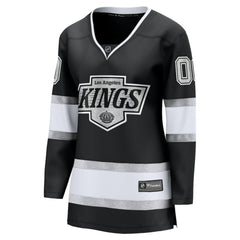 Los Angeles Kings Fanatics Women's Home Breakaway Custom Jersey - Black - NHL