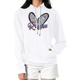 New York Rangers G-III 4Her by Carl Banks Women's Animal Print Heart Fleece Pullover Hoodie - White - NHL