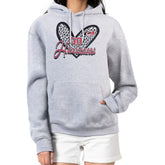 Carolina Hurricanes G-III 4Her by Carl Banks Women's Animal Print Heart Fleece Pullover Hoodie - Heather Gray - NHL