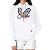 Edmonton Oilers G-III 4Her by Carl Banks Women's Animal Print Heart Fleece Pullover Hoodie - White - NHL