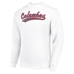 Columbus Blue Jackets Starter Tailsweep City Pullover Sweatshirt - White - NHL