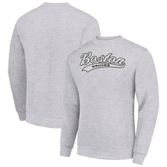 Boston Bruins Starter Tailsweep City Pullover Sweatshirt - Heather Gray - NHL