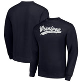 Winnipeg Jets Starter Tailsweep City Pullover Sweatshirt - Navy - NHL