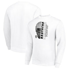 Florida Panthers Starter Half Helmet Team Logo Pullover Sweatshirt - White - NHL