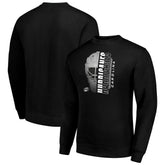 Carolina Hurricanes Starter Half Helmet Team Logo Pullover Sweatshirt - Black - NHL