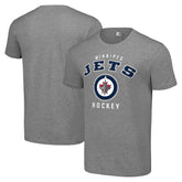 Winnipeg Jets Starter Logo T-Shirt - Heather Gray - NHL