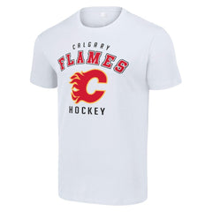 Calgary Flames Starter Logo T-Shirt - White - NHL