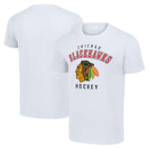 Chicago Blackhawks Starter Logo T-Shirt - White - NHL