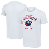 Columbus Blue Jackets Starter Logo T-Shirt - White - NHL