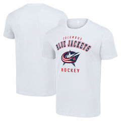 Columbus Blue Jackets Starter Logo T-Shirt - White - NHL