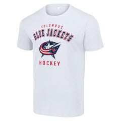 Columbus Blue Jackets Starter Logo T-Shirt - White - NHL