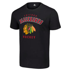 Chicago Blackhawks Starter Logo T-Shirt - Black - NHL