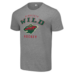Minnesota Wild Starter Logo T-Shirt - Heather Gray - NHL