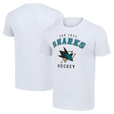 San Jose Sharks Starter Logo T-Shirt - White - NHL