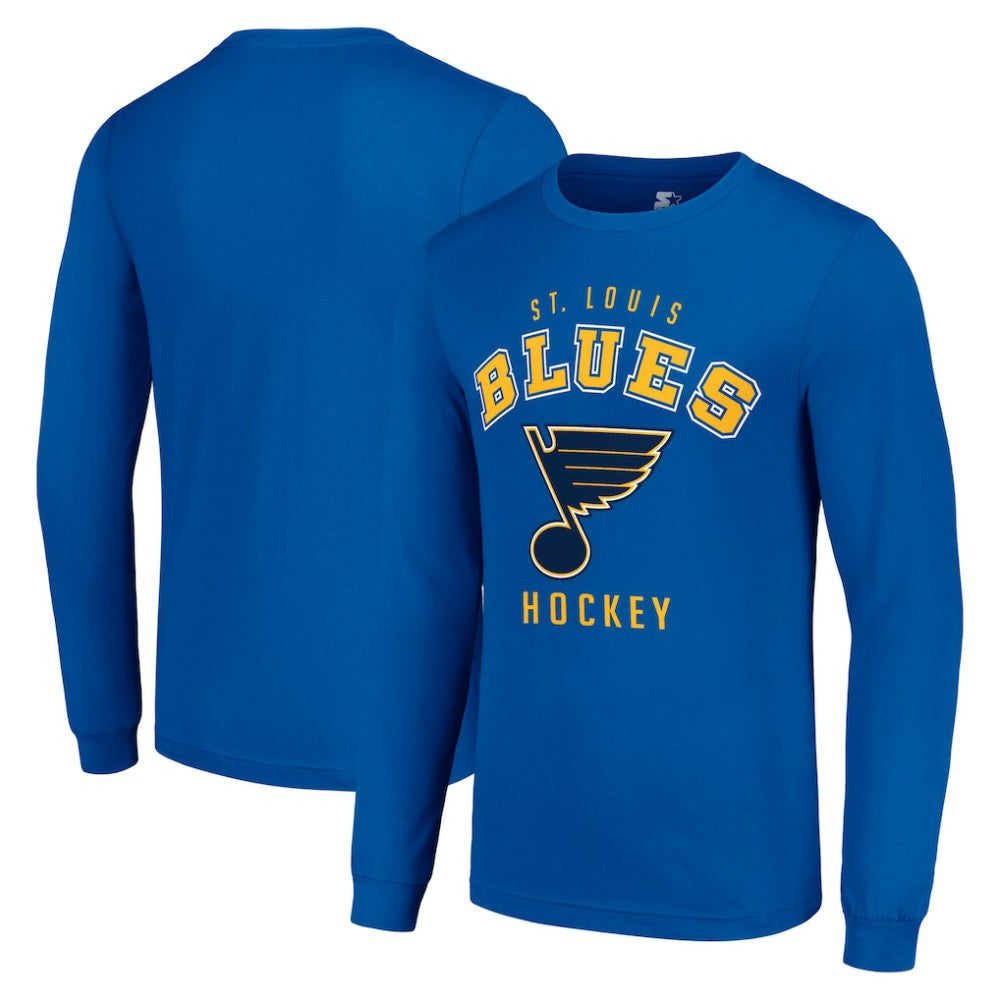 St. Louis Blues Starter Logo Long Sleeve T-Shirt - Royal - NHL