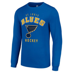 St. Louis Blues Starter Logo Long Sleeve T-Shirt - Royal - NHL