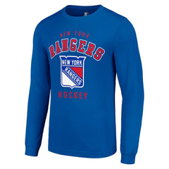 New York Rangers Starter Logo Long Sleeve T-Shirt - Royal - NHL