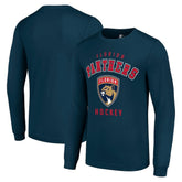 Florida Panthers Starter Logo Long Sleeve T-Shirt - Navy - NHL
