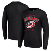 Carolina Hurricanes Starter Logo Long Sleeve T-Shirt - Black - NHL