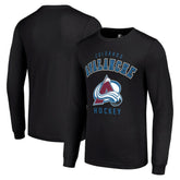 Colorado Avalanche Starter Logo Long Sleeve T-Shirt - Black - NHL