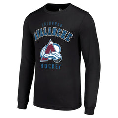 Colorado Avalanche Starter Logo Long Sleeve T-Shirt - Black - NHL