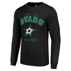 Dallas Stars Starter Logo Long Sleeve T-Shirt - Black - NHL