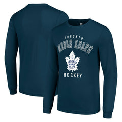 Toronto Maple Leafs Starter Logo Long Sleeve T-Shirt - Navy - NHL
