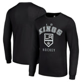 Los Angeles Kings Starter Logo Long Sleeve T-Shirt - Black - NHL