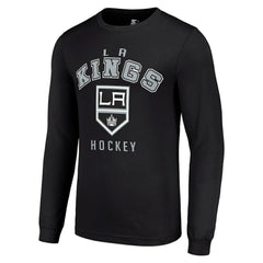 Los Angeles Kings Starter Logo Long Sleeve T-Shirt - Black - NHL