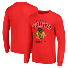 Chicago Blackhawks Starter Logo Long Sleeve T-Shirt - Red - NHL