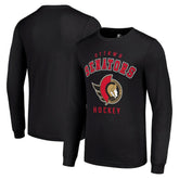 Ottawa Senators Starter Logo Long Sleeve T-Shirt - Black - NHL