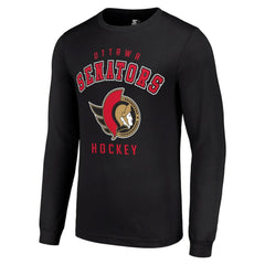 Ottawa Senators Starter Logo Long Sleeve T-Shirt - Black - NHL