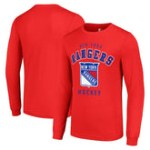 New York Rangers Starter Logo Long Sleeve T-Shirt - Red - NHL
