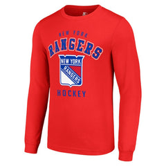 New York Rangers Starter Logo Long Sleeve T-Shirt - Red - NHL