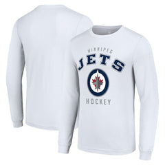 Winnipeg Jets Starter Logo Long Sleeve T-Shirt - White - NHL
