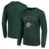 Dallas Stars Starter Logo Long Sleeve T-Shirt - Military Green - NHL