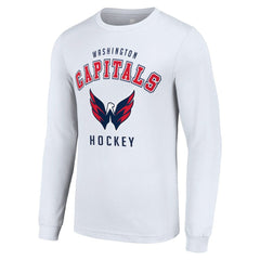 Washington Capitals Starter Logo Long Sleeve T-Shirt - White - NHL